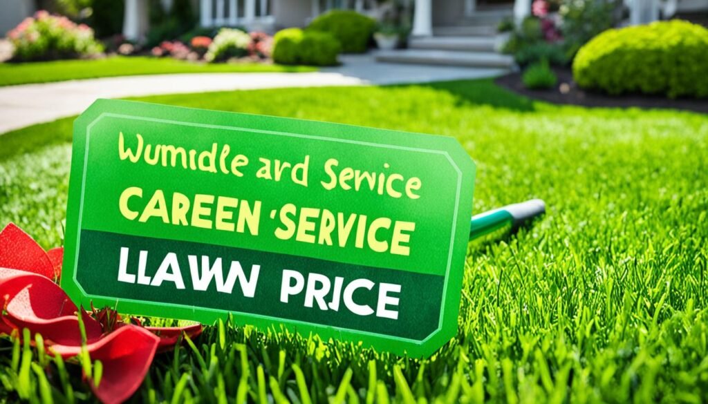 competitive pricing lawn care