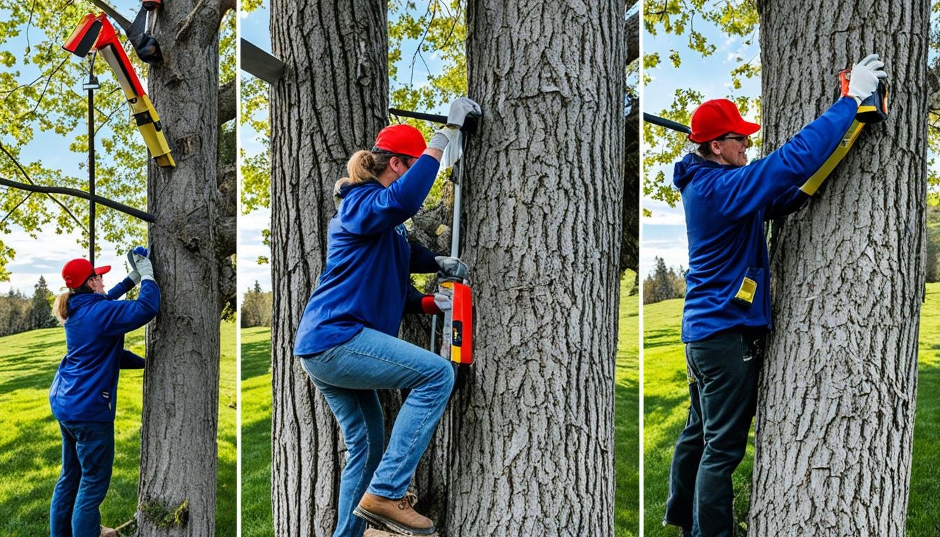 how to install a bat house on a tree