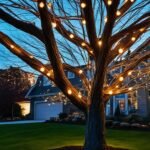 how to install landscape lighting in trees
