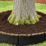 how to install landscaping blocks around tree