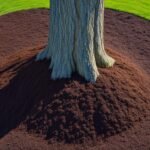 how to install mulch around a tree