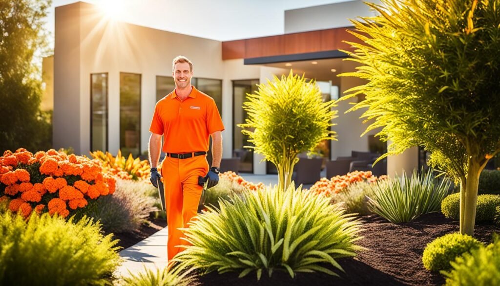 landscaper orange