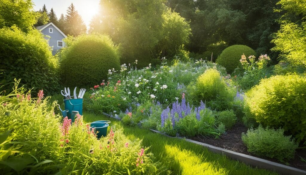 Landscaping an overgrown yard