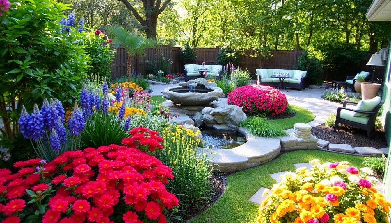 backyard oasis perennials